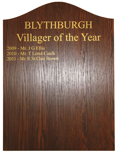 Blythburgh honours board 1