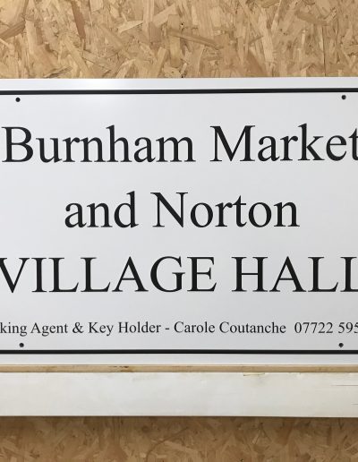 Village Sign for Burnham Market